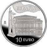 10 евро Испания 2005 год 25 лет литературной премии принца Астурийского