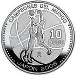 10 евро Испания 2006 год Чемпионат мира по баскетболу - 2006 в Японии