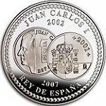 10 евро Испания 2007 год 5 лет введения Евро