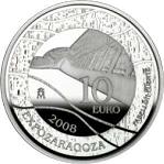 10 евро Испания 2007 год ЭКСПО-2008: Павильон-мост