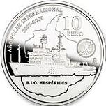 10 евро Испания 2007 год Международный полярный год