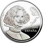 10 евро Испания 2008 год Диего Веласкес