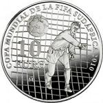 10 евро Испания 2009 год Чемпионат мира по футболу - 2010