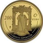 200 евро Испания 2006 год Карл V (император Священной Римской империи)