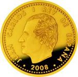 200 евро Испания 2008 год Король Испании Альфонс X