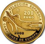 200 евро Испания 2008 год Чемпионы Европы по футболу - 2008