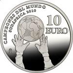 10 евро Испания 2010 год Испания - Чемпионы мира по футболу 2010