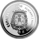 5 евро Испания 2010 год Испанские столицы: Аликанте