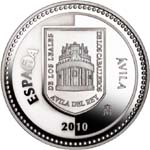 5 евро Испания 2010 год Испанские столицы: Авила