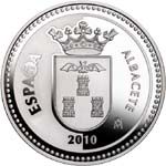 5 евро Испания 2010 год Испанские столицы: Альбасете