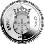 5 евро Испания 2010 год Испанские столицы: Сеута