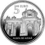 5 евро Испания 2010 год Испанские столицы: Мадрид
