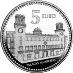 5 евро Испания 2010 год Испанские столицы: Аликанте