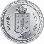 5 евро Испания 2011 год Испанские столицы: Ла-Корунья