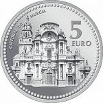 5 евро Испания 2011 год Испанские столицы: Мурсия