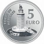 5 евро Испания 2011 год Испанские столицы: Ла-Корунья