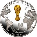 10 евро Испания 2012 год Чемпионат мира по футболу 2014