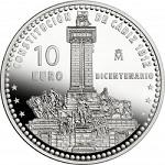 10 евро Испания 2012 год 200 лет первой испанской конституции