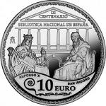 10 евро Испания 2012 год 300 лет Национальной библиотеке Испании