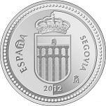 5 Евро Испания 2012 год Испанские столицы: Сеговия