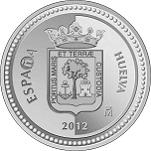 5 Евро Испания 2012 год Испанские столицы: Уэльва