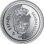 5 Евро Испания 2012 год Испанские столицы: Гвадалахара
