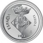 5 Евро Испания 2012 год Испанские столицы: Лерида