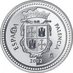 5 Евро Испания 2012 год Испанские столицы: Паленсия