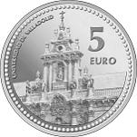 5 Евро Испания 2012 год Испанские столицы: Вальядолид