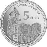 5 Евро Испания 2012 год Испанские столицы: Малага