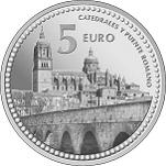 5 Евро Испания 2012 год Испанские столицы: Саламанка