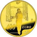 400 евро Испания 2004 год 100 лет со дня рождения Сальвадора Дали - Женщина у окна