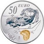 50 евро Испания 2004 год 100 лет со дня рождения Сальвадора Дали
