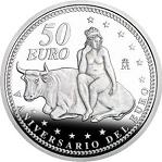 50 евро Испания 2007 год 5 лет введения Евро
