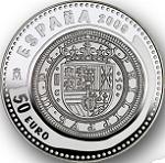 50 евро Испания 2009 год Сокровища нумизматики: Монеты Филиппа III