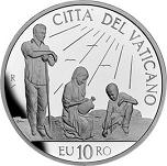 10 евро Ватикан 2010 год 43-й Международный день мира
