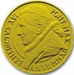 20 евро Ватикан 2011 год Восстановление капеллы Паолина: Фреска «Мученичество святого Петра»