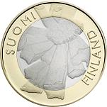 5 евро Финляндия 2011 год Остроботния