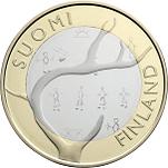 5 евро Финляндия 2011 год Лапландия