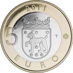 5 евро Финляндия 2011 год Хяме (Тавастия)