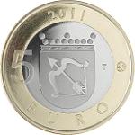 5 евро Финляндия 2011 год Саво (Савония)