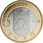 5 евро Финляндия 2011 год Карелия