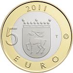 5 евро Финляндия 2011 год Аландские острова