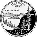 Четвертаки США (квотеры) штатов и территорий: Орегон 2005