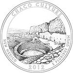 25 центов США 2012 год Прекрасная Америка: Национальный исторический парк Чако