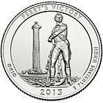 25 центов США 2013 год Международный мемориал мира