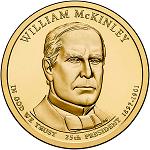 1 доллар США 2013 год 25-й президент США Уильям Мак-Кинли