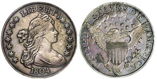 1 доллар США 1834 (1804) год