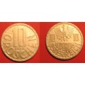 Австрия,  10 грош, обращение. Года: 1970, 1979, 1991