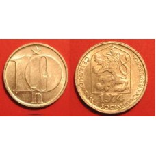 Чехия,   10 хеллеров, обращение. Года: 1976, 1978, 1985